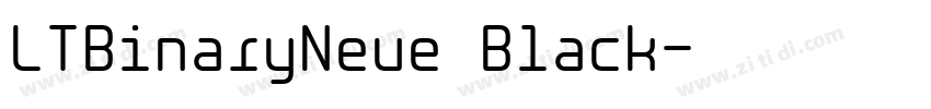 LTBinaryNeue Black字体转换